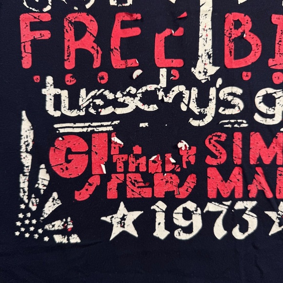 Lynyrd Skynyrd Band Tee L Free Bird 1973 Rock Graphic Black T-Shirt - Picture 2 of 9